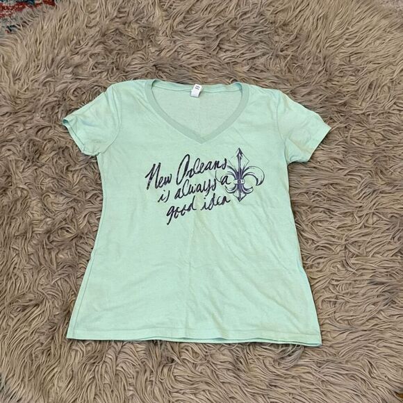 New Orleans is always a good idea t shirt size large - Picture 1 of 3